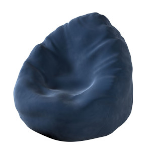 Puf dla dzieci do siedzenia Velvet Granat