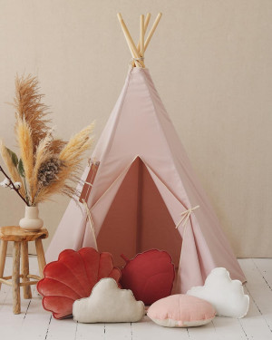 Namiot tipi różowy dla dziewczynki – z matą Pink