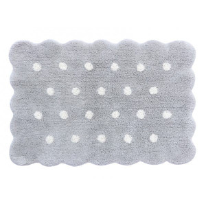 Dywan Bawełniany Mini Biscuit Pearl Grey 70x100 Cm Lorena Canals