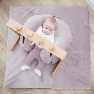 Poduszka rogal do karmienia Velvet Wrzos