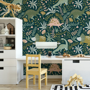 Tapeta do pokoju dziecka Dinozaury 13