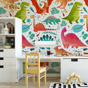 Tapeta do pokoju dziecka Dinozaury 5
