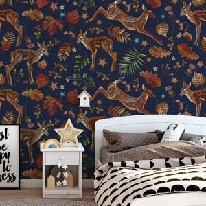 Tapeta do pokoju dziecka Jelonki 2