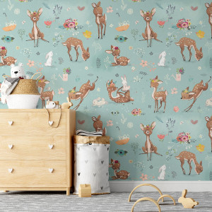 Tapeta do pokoju dziecka Jelonki