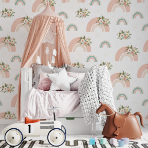 Tapeta do pokoju dziecka Tęcza