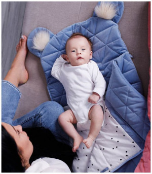 Śpiworek niemowlęcy Dream Catcher Triangles Jeans 6in1 80x45 cm