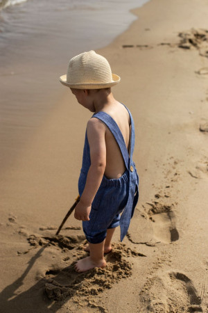Rampers Len Niebieski Królik Krótki