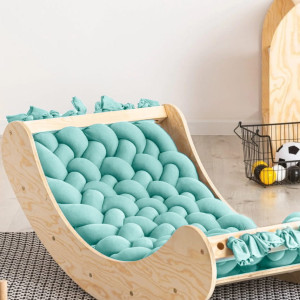 Fotelik bujany kołyska dziecięca Miętowa