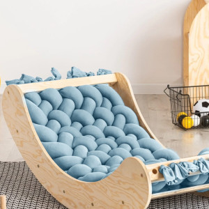 Fotelik bujany kołyska dziecięca Błękit