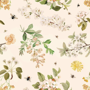Tapeta do pokoju dziecka Lovely Bee Orchard