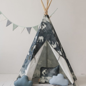 Zestaw namiot tipi z matą "Night sky"