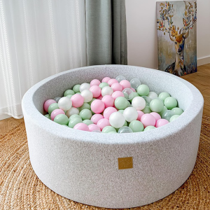 Suchy basen z piłeczkami, 250 piłeczek - zabawki kreatywne Spring