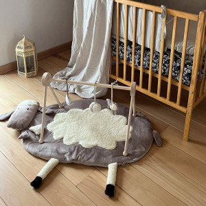 Stojak edukacyjny babygym Owca + mata interaktywna