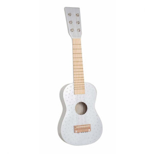 Drewniana gitara Srebrna - zabawka Jabadabado