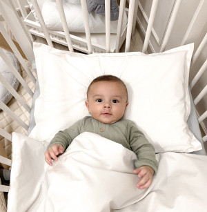 Pościel dla dzieci z rantem Kość Słoniowa