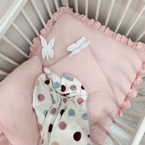 Plumeti Komplet pościel z wypełnieniem Różowa - różne wymiary