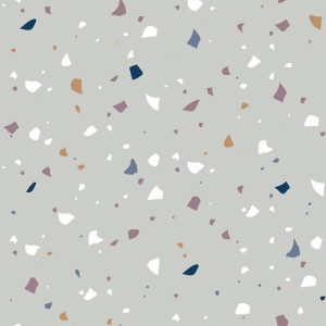 Tapeta dla dzieci SIMPLE terazzo gray