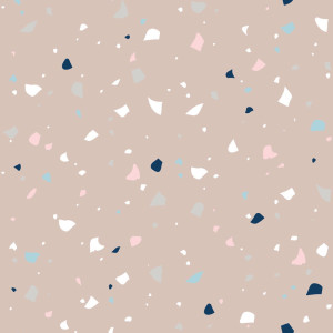 Tapeta dla dzieci SIMPLE terazzo mocca