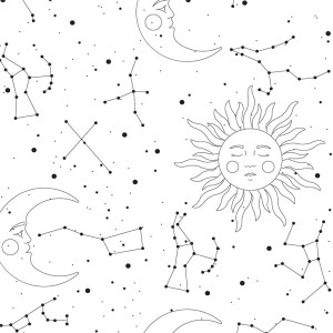 Tapeta do pokoju dziecka CLASSIC big universe dark