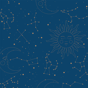 Tapeta do pokoju dziecka CLASSIC big universe dark
