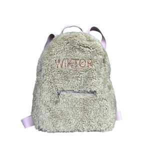 Plecak dziecięcy Teddy z haftowanym imieniem – zielony