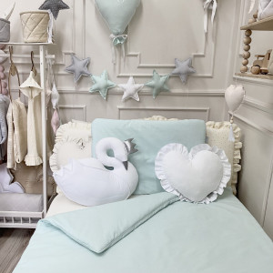 Pościel dla dzieci z wypustką Mięta