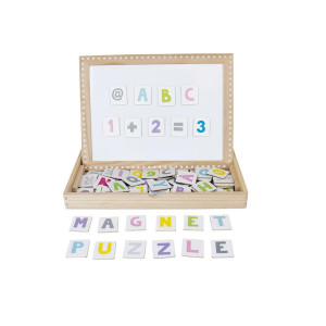 Magnetyczny alfabet - drewniana układanka Jabadabado