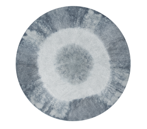 Dywan bawełniany Tie-Dye Vintage Blue