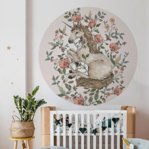 Naklejki ścienne dla dzieci Unicorn in a Circle