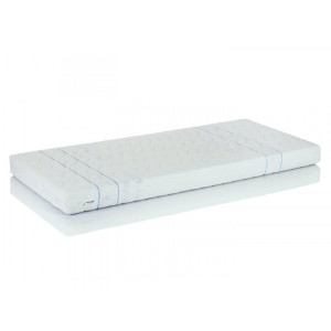 Materac Hevea Junior Box Lateks – kieszeniowy 80×160‑200×90 cm średnio‑twardy H2, lateks Blue Ocean, pokrowiec Aegis/Aloe