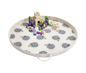 Mata dywanik do zabawy dla dzieci Jeż Szary