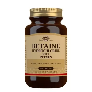 Solgar Betaine Hydrochloride with Pepsin x100 Tablets