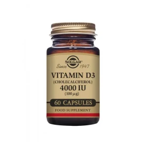 Solgar Vitamin D3 4000Ui (100Ug) Capsules x60