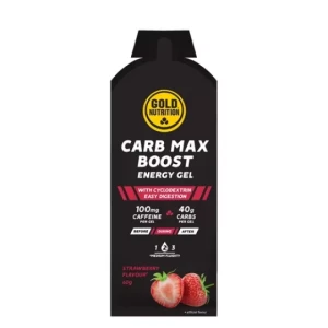 Gold Nutrition Carb Max Boost Energy Gel Strawberry 60gr