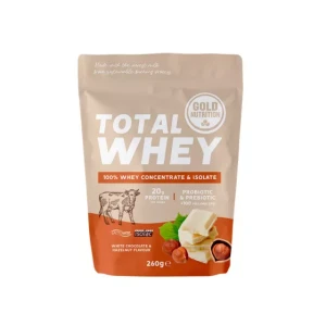 Gold Nutrition Total Whey Protein White Chocolate and Nuts 260g