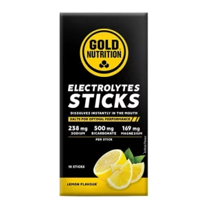 Gold Nutrition Electrolytes Sticks Lemon x10 Sticks