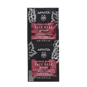Apivita Express Beauty Wrinkle Firming Mask Grape 8ml x2