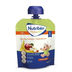 Nutriben Nutribén Fruta amp;Go Apple and Banana 90g