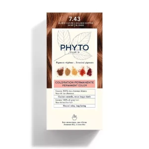 Phytocolor Permanent Color Tone 7.43 Copper Blonde Gold