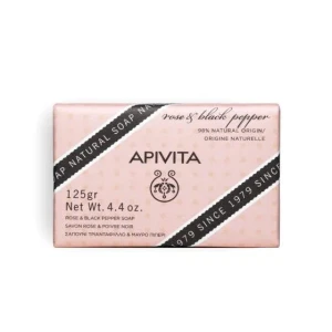 Apivita Body Soap Black Rose 125g