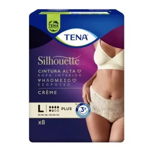 Tena Silhouette High Waist Cream L x8