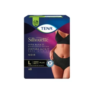 Tena Silhouette High Waist Black L x9