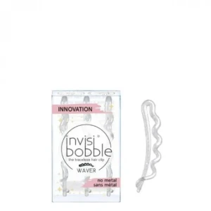 Invisibobble Waver Sparks Flying Silver Glitter Hooks 3 Units