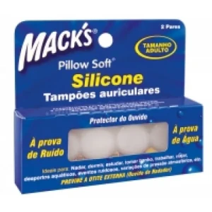 Mack S Buffer Oto Silicone White x4