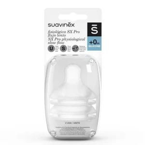 Suavinex Sx Pro Physiological Silicone Teat S 0M+ x2