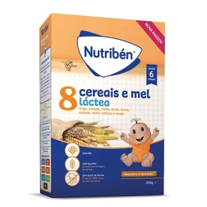Nutriben Nutribén Flours 8 Cereals and Milky Honey 250g