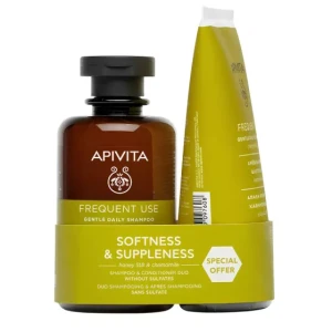 Apivita Gentle Shampoo + Conditioner Set