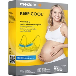 Medela Keep Cool Breastfeeding Bra White M