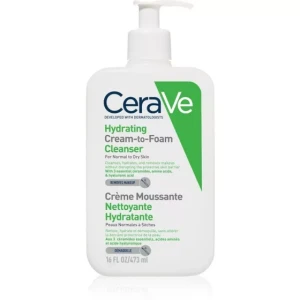 CeraVe Hydrating Cream-To-Foam Removes Makeup 473ml
