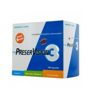 Bausch+Lomb Preservision 3 Capsules x180